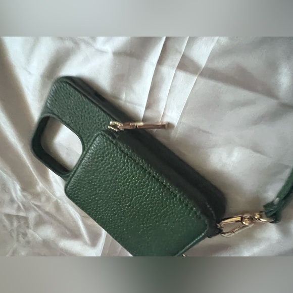 iPhone 13 Wallet Case Crossbody, dark green 
For 6.1” - Picture 11 of 14
